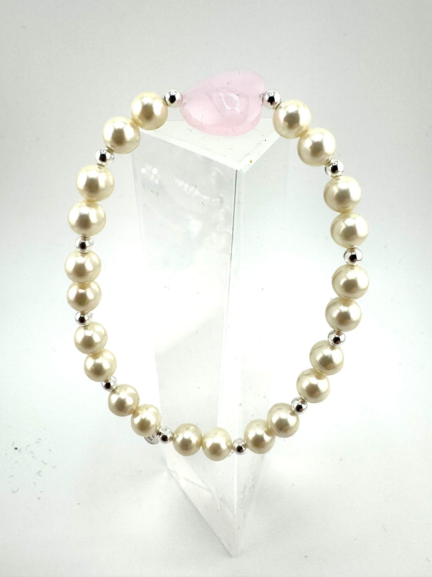 Perlemor armbånd, 925