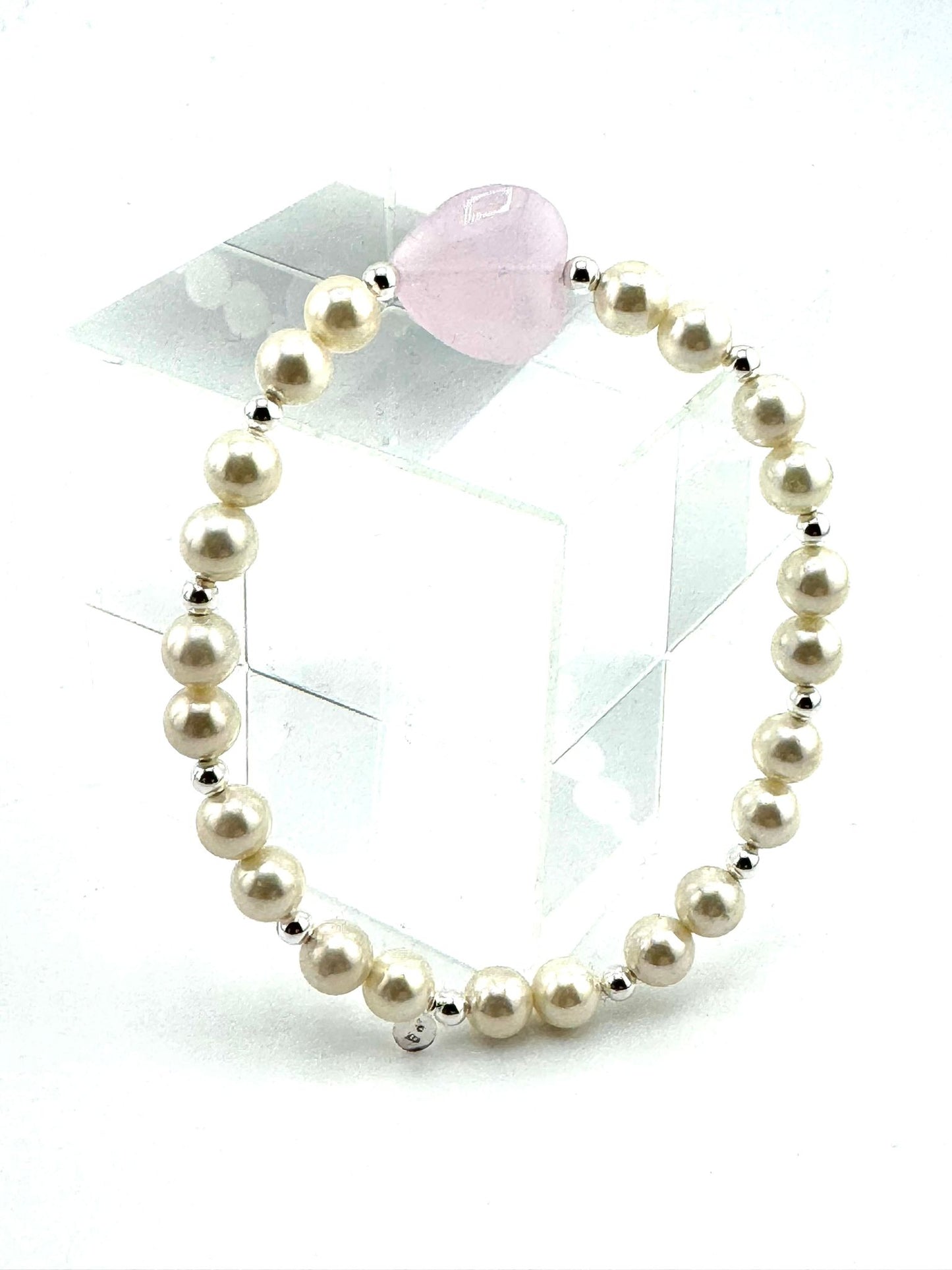 Perlemor armbånd, 925