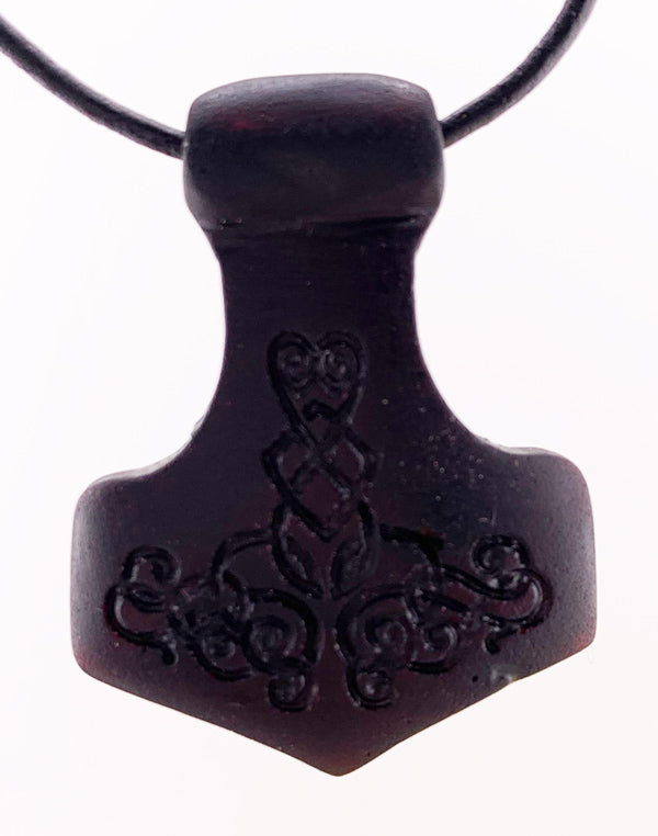 Schwarzer Bernstein Mjölnir in 43mm!