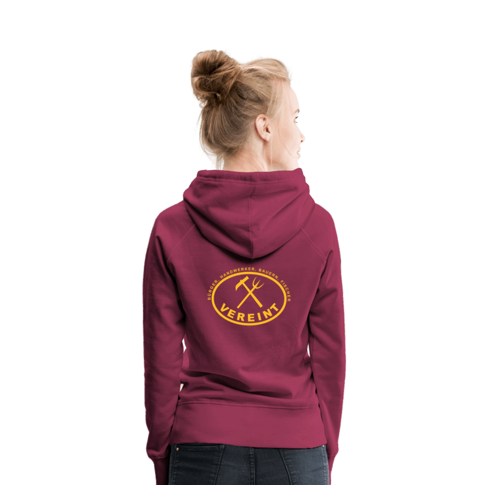 Frauen Premium Hoodie - Bordeaux