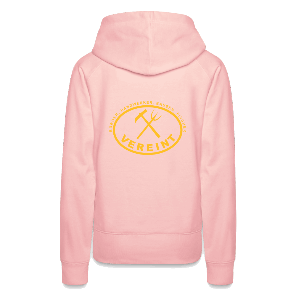 Frauen Premium Hoodie - Kristallrosa