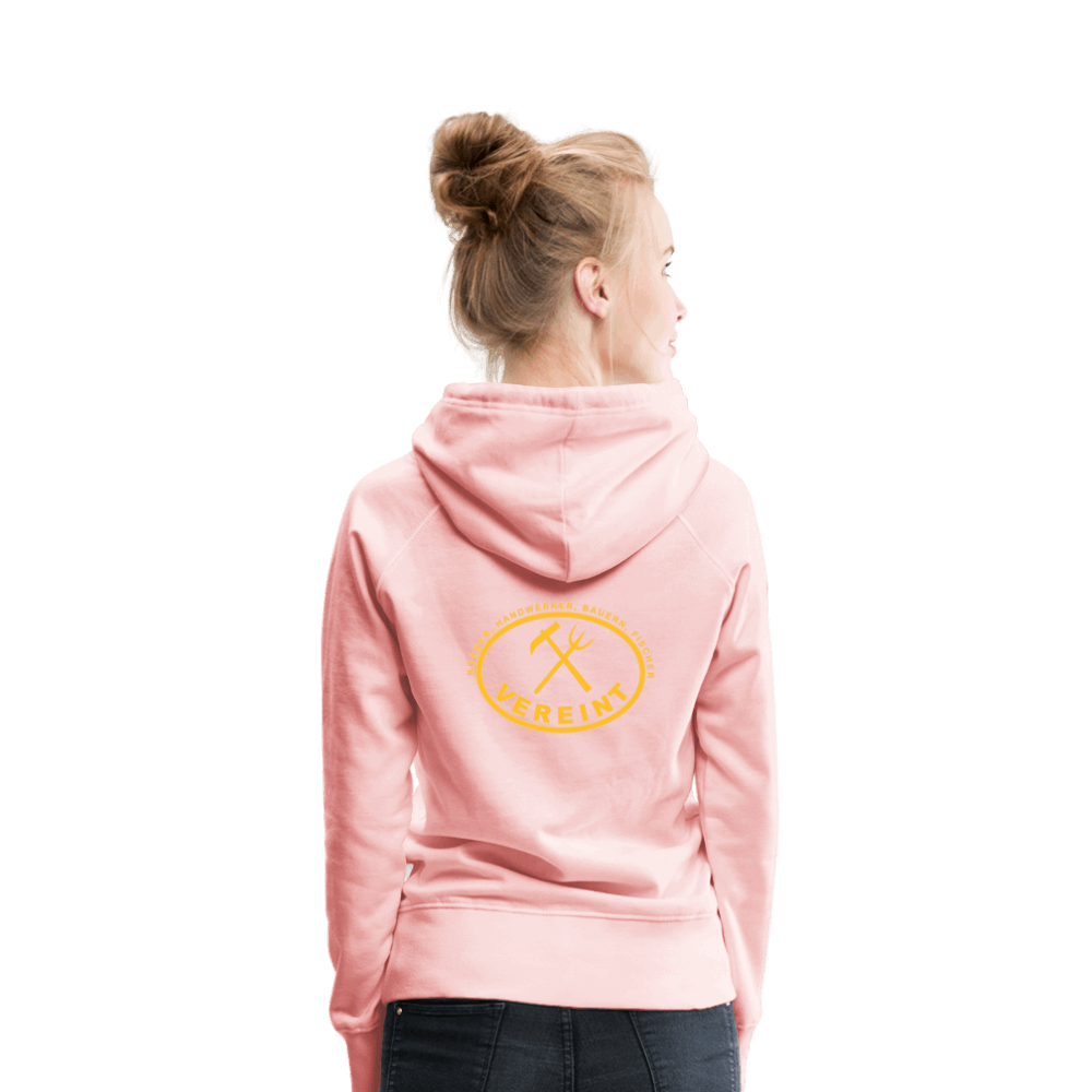 Frauen Premium Hoodie - Kristallrosa