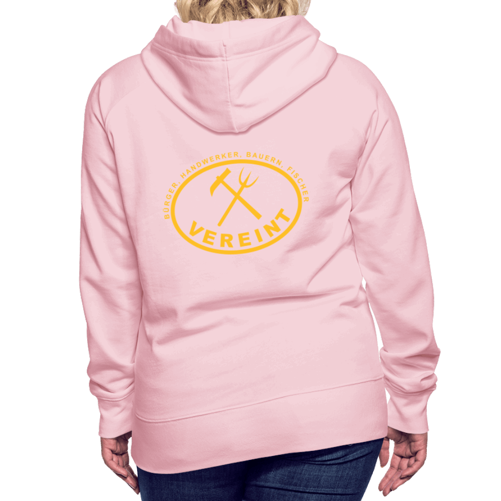 Frauen Premium Hoodie - Kristallrosa