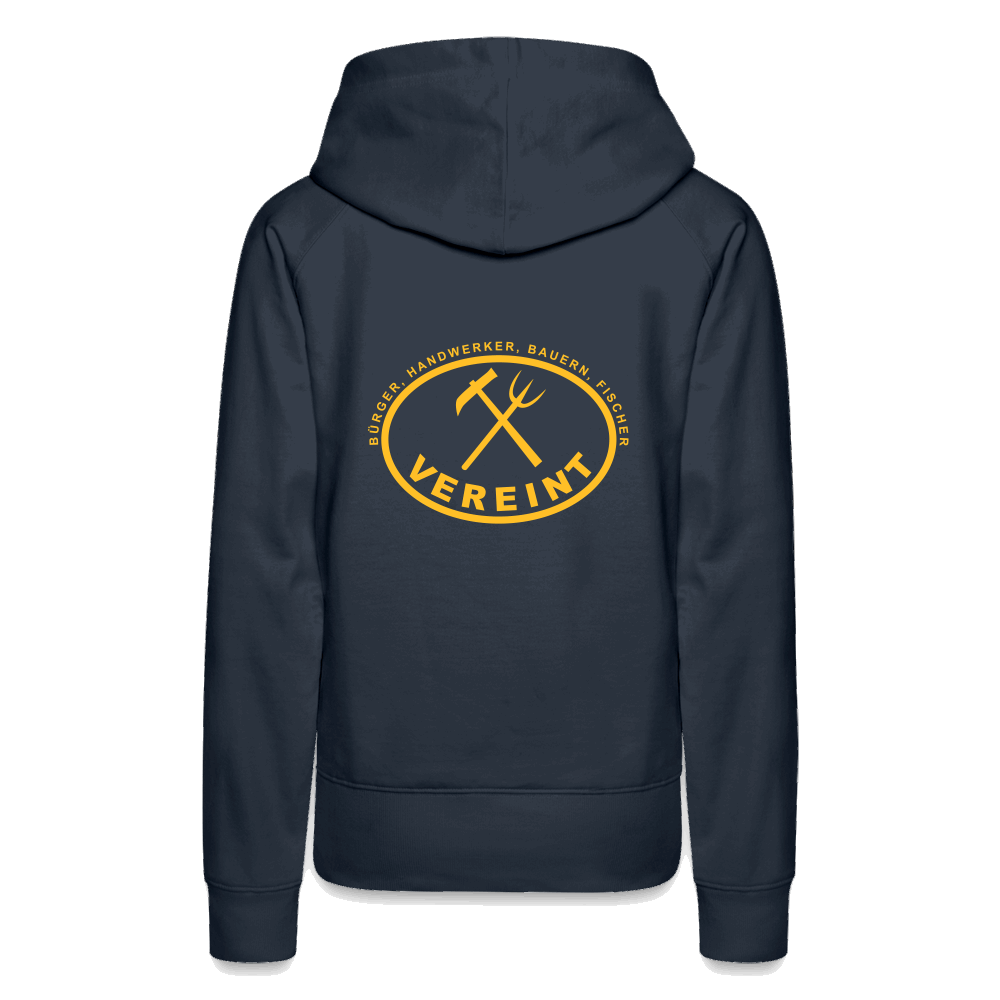 Frauen Premium Hoodie - Navy