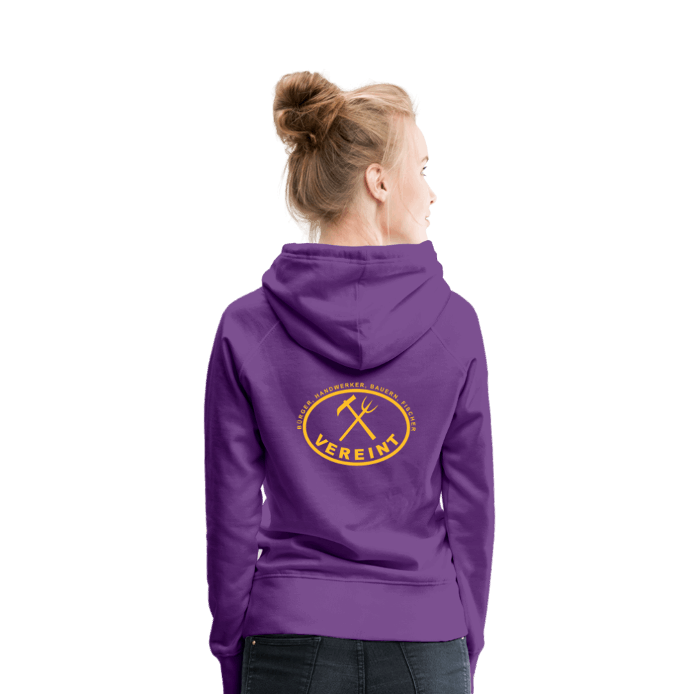 Frauen Premium Hoodie - Purple