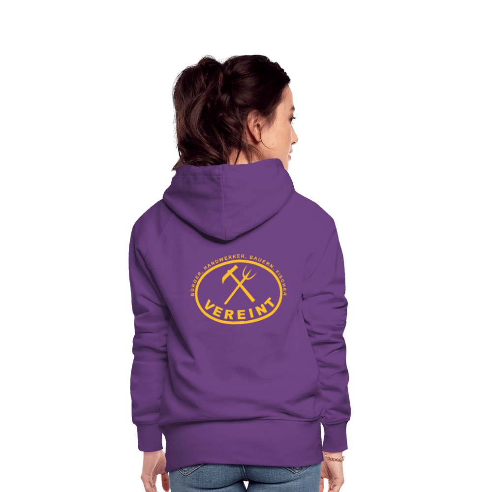 Frauen Premium Hoodie - Purple