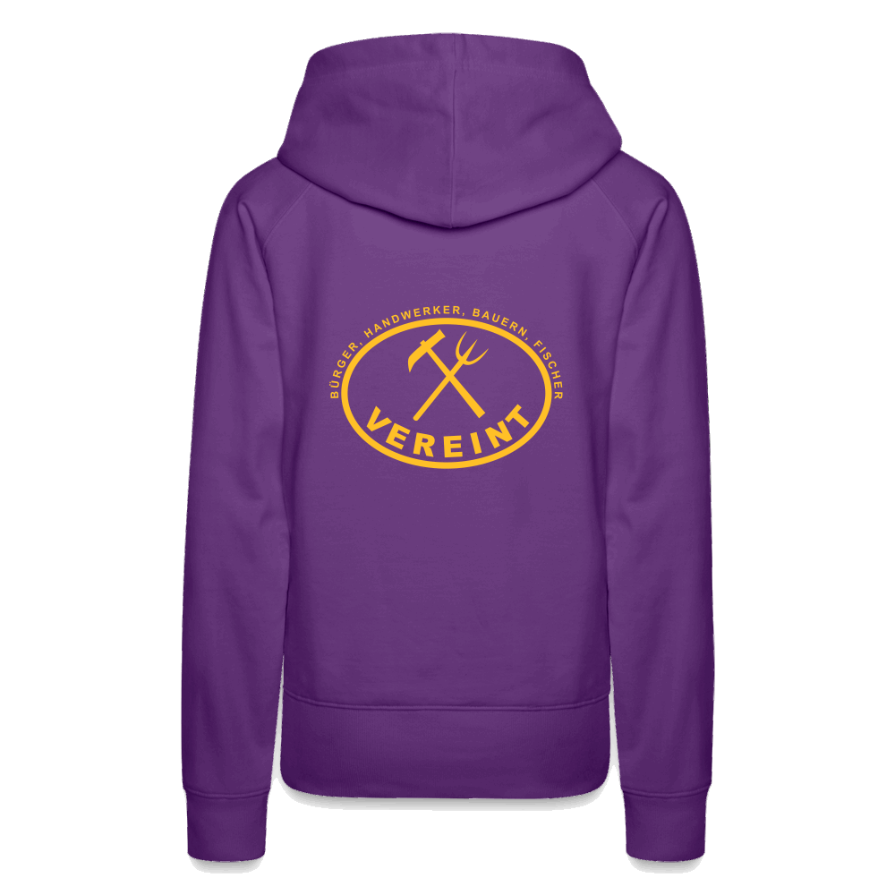 Frauen Premium Hoodie - Purple