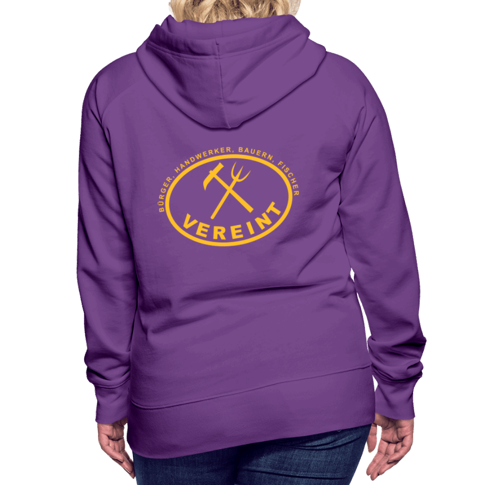 Frauen Premium Hoodie - Purple