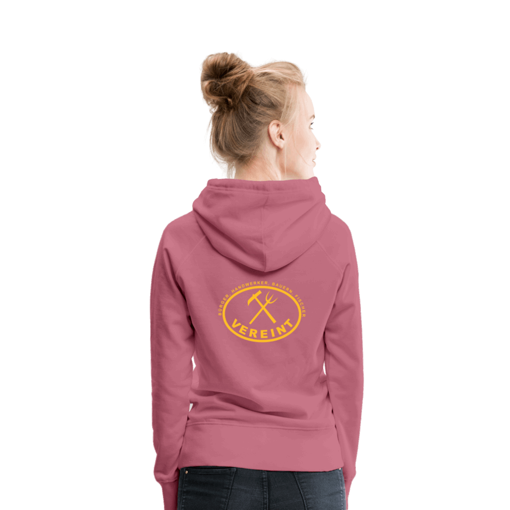Frauen Premium Hoodie - Malve