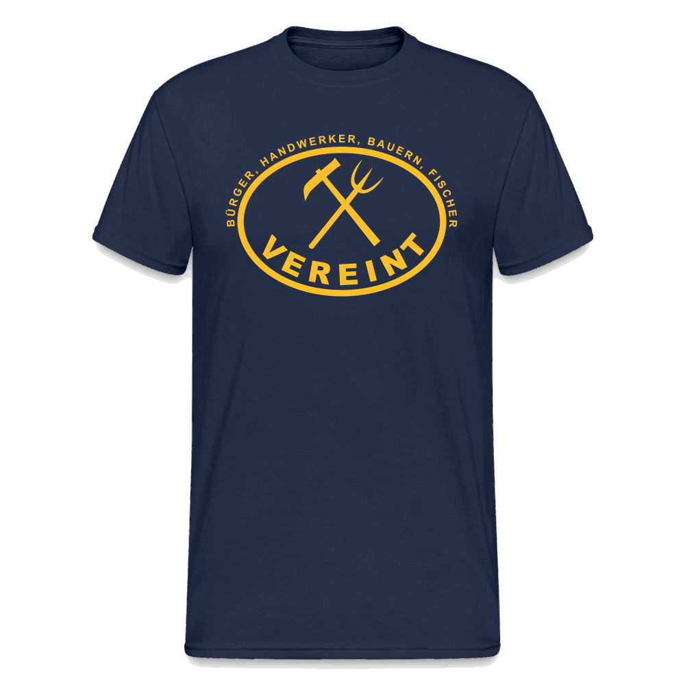 Männer Gildan Heavy T-Shirt - Navy