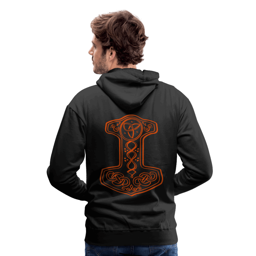 Männer Premium Hoodie - Schwarz