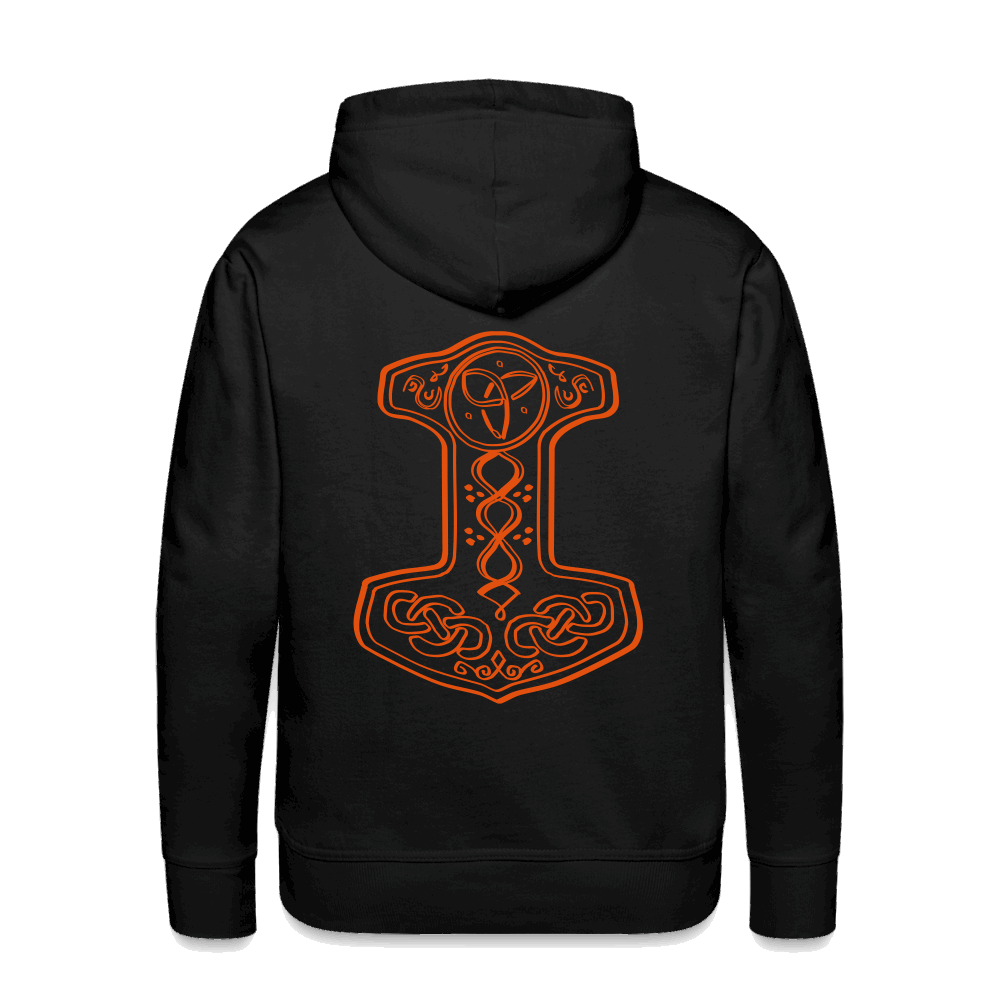 Männer Premium Hoodie - Schwarz
