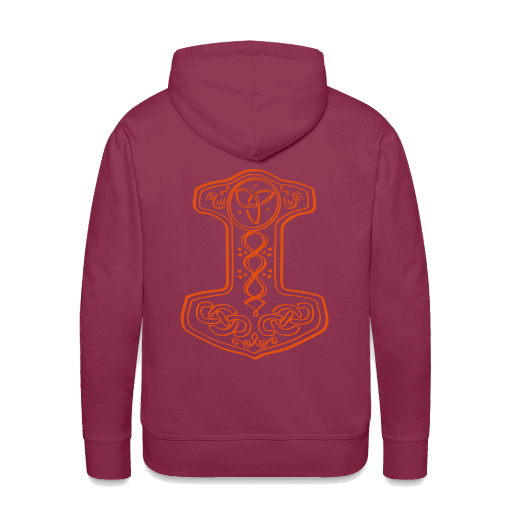 Männer Premium Hoodie - Bordeaux