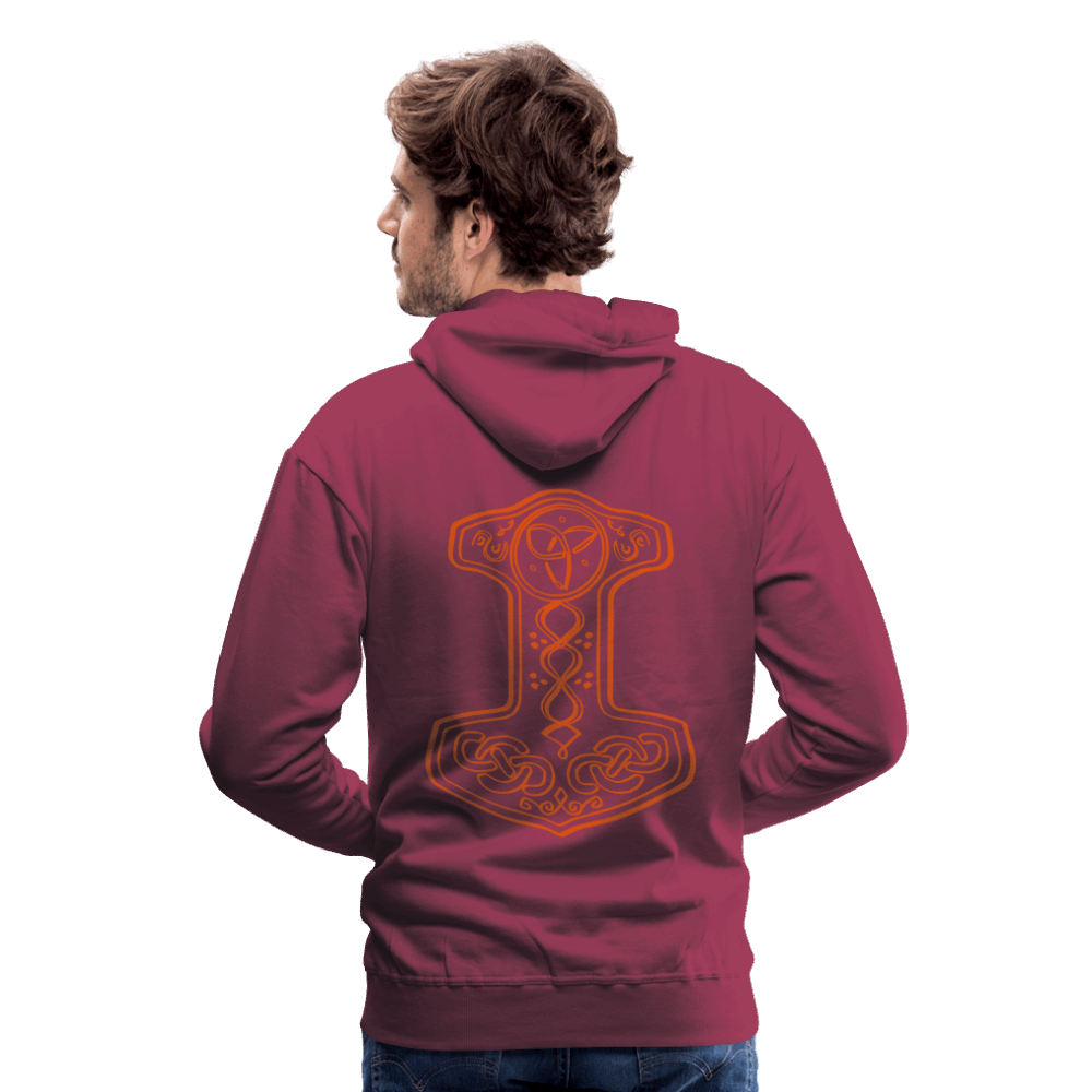 Männer Premium Hoodie - Bordeaux