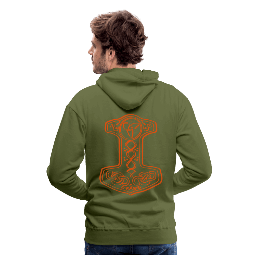 Männer Premium Hoodie - Olivgrün