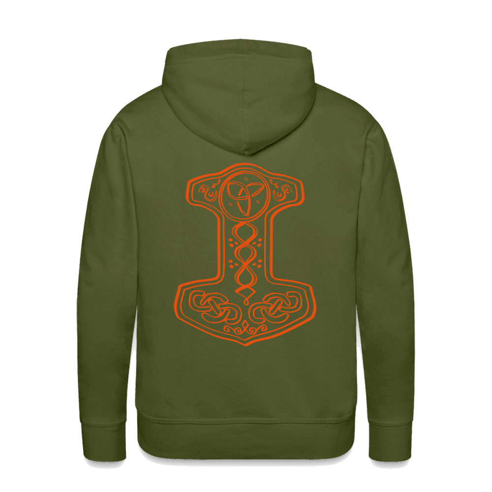 Männer Premium Hoodie - Olivgrün