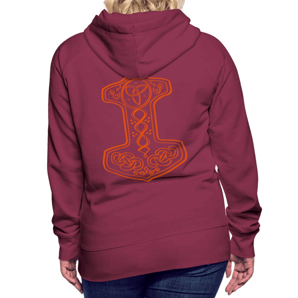 Frauen Premium Hoodie - Bordeaux