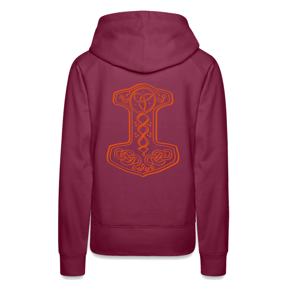 Frauen Premium Hoodie - Bordeaux