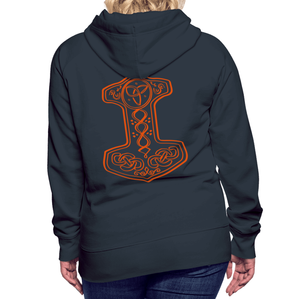 Frauen Premium Hoodie - Navy