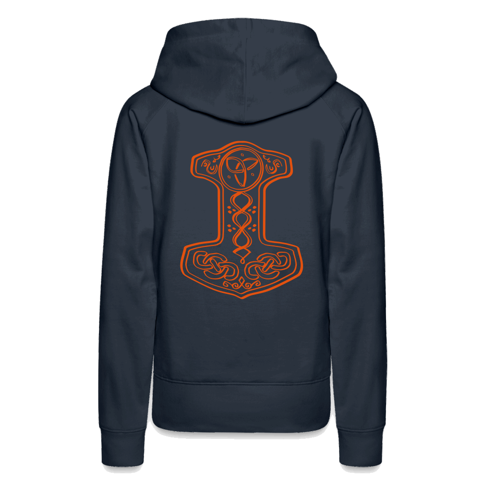 Frauen Premium Hoodie - Navy