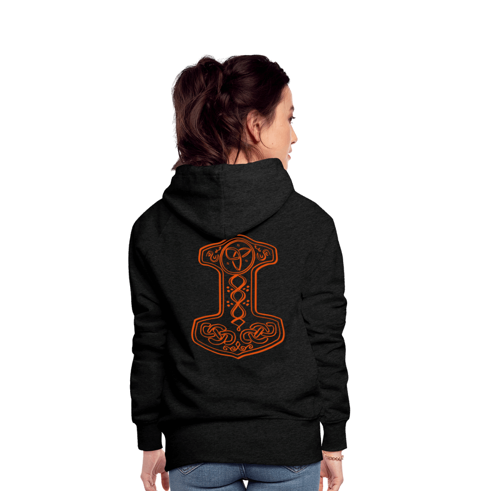 Frauen Premium Hoodie - Anthrazit
