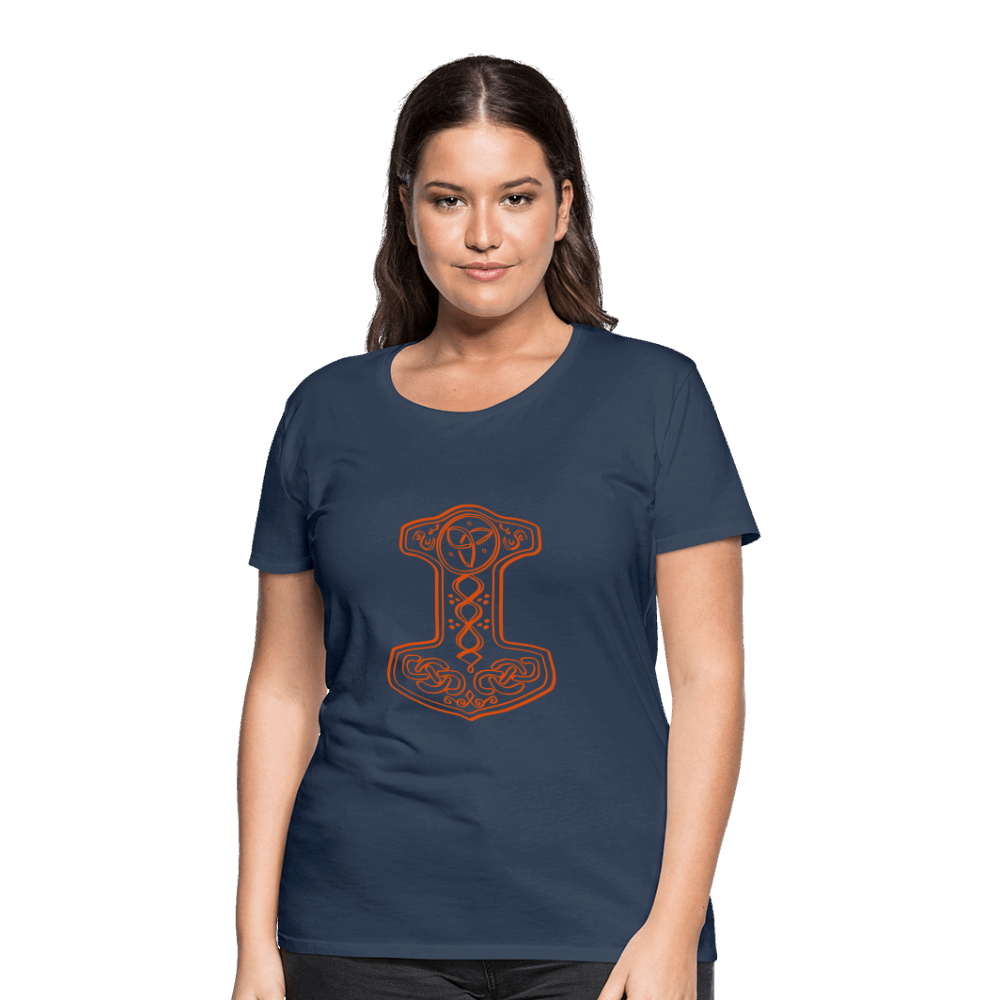 Frauen Premium T-Shirt - Navy