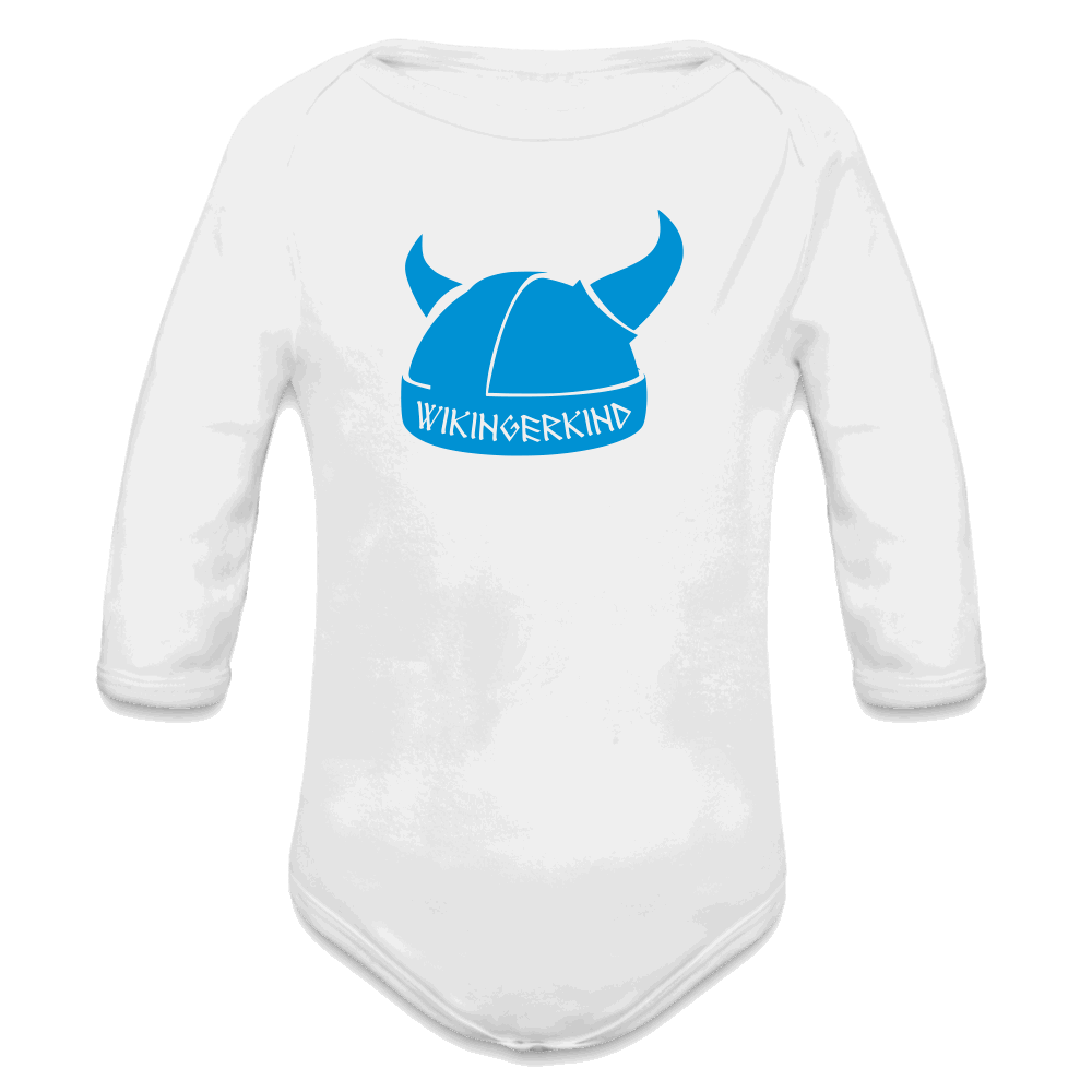Baby Bio-Langarm-Body - weiß