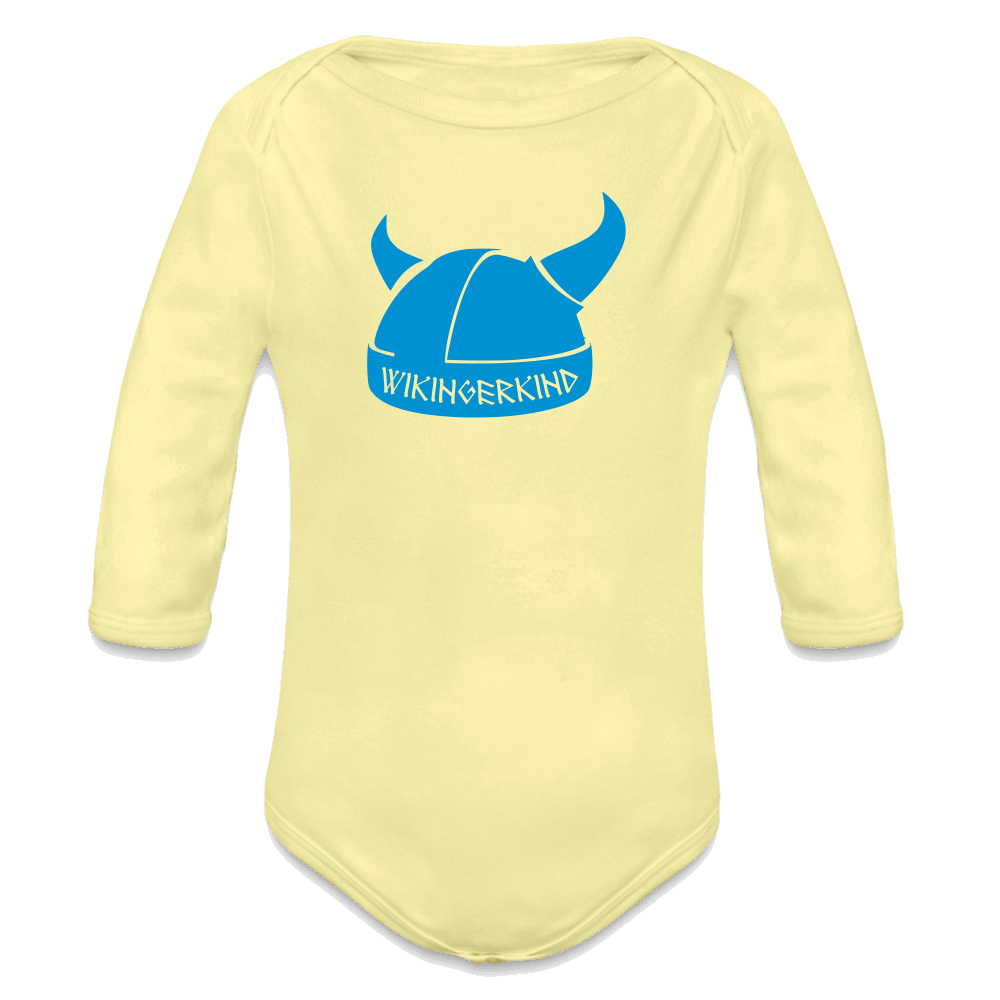Baby Bio-Langarm-Body - Hellgelb