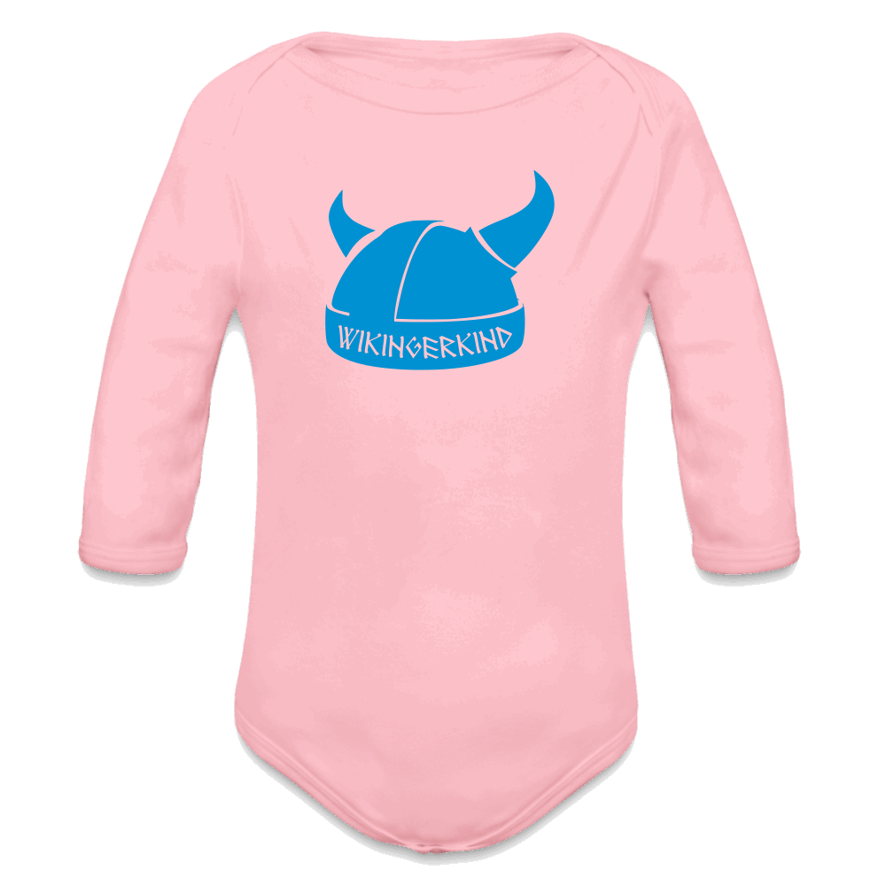 Baby Bio-Langarm-Body - Hellrosa