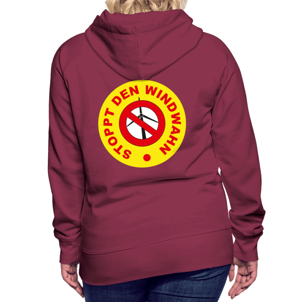 Frauen Premium Hoodie - Bordeaux