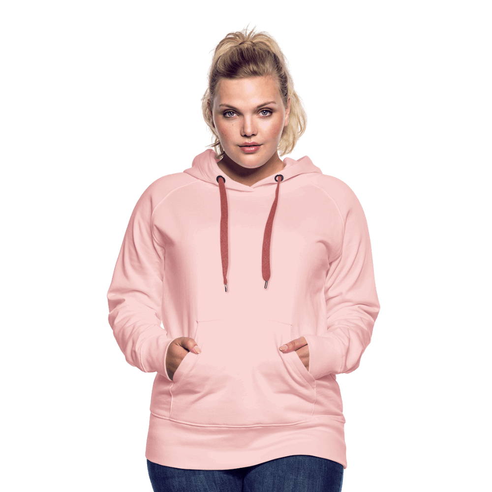Frauen Premium Hoodie - Kristallrosa