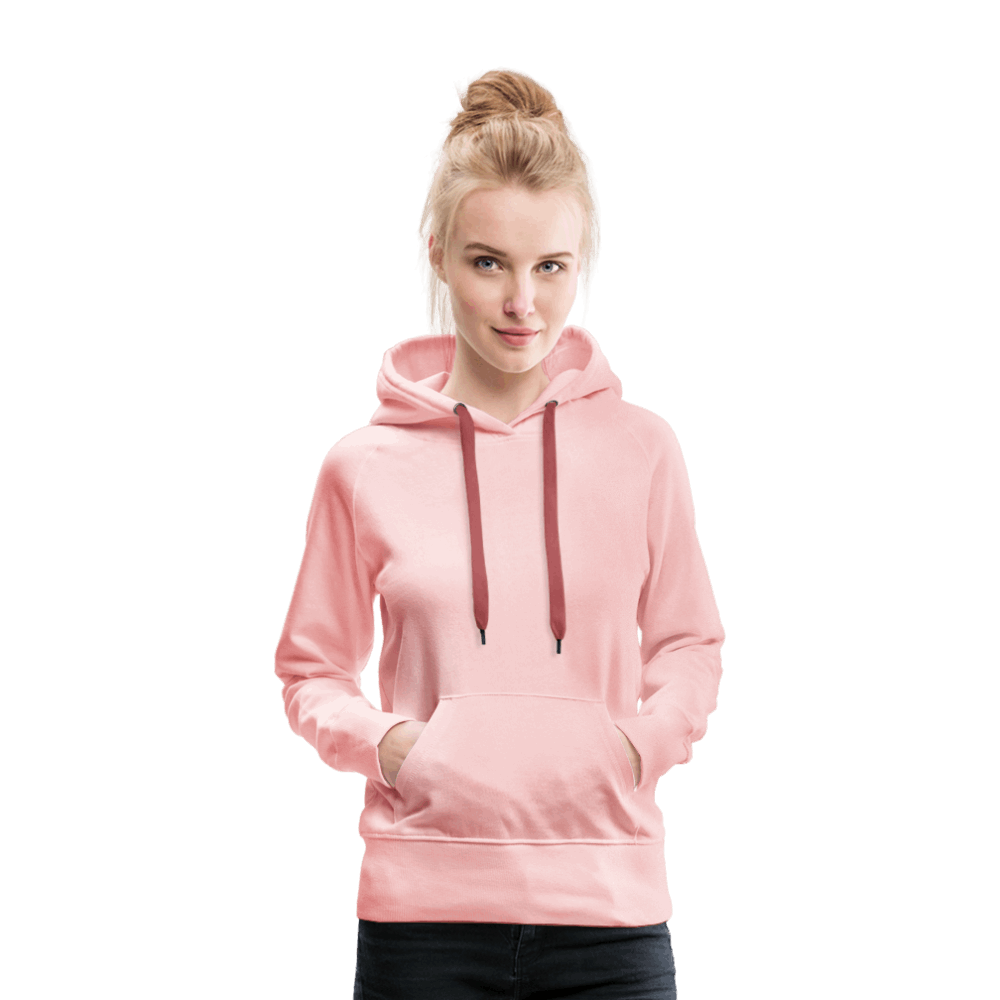 Frauen Premium Hoodie - Kristallrosa