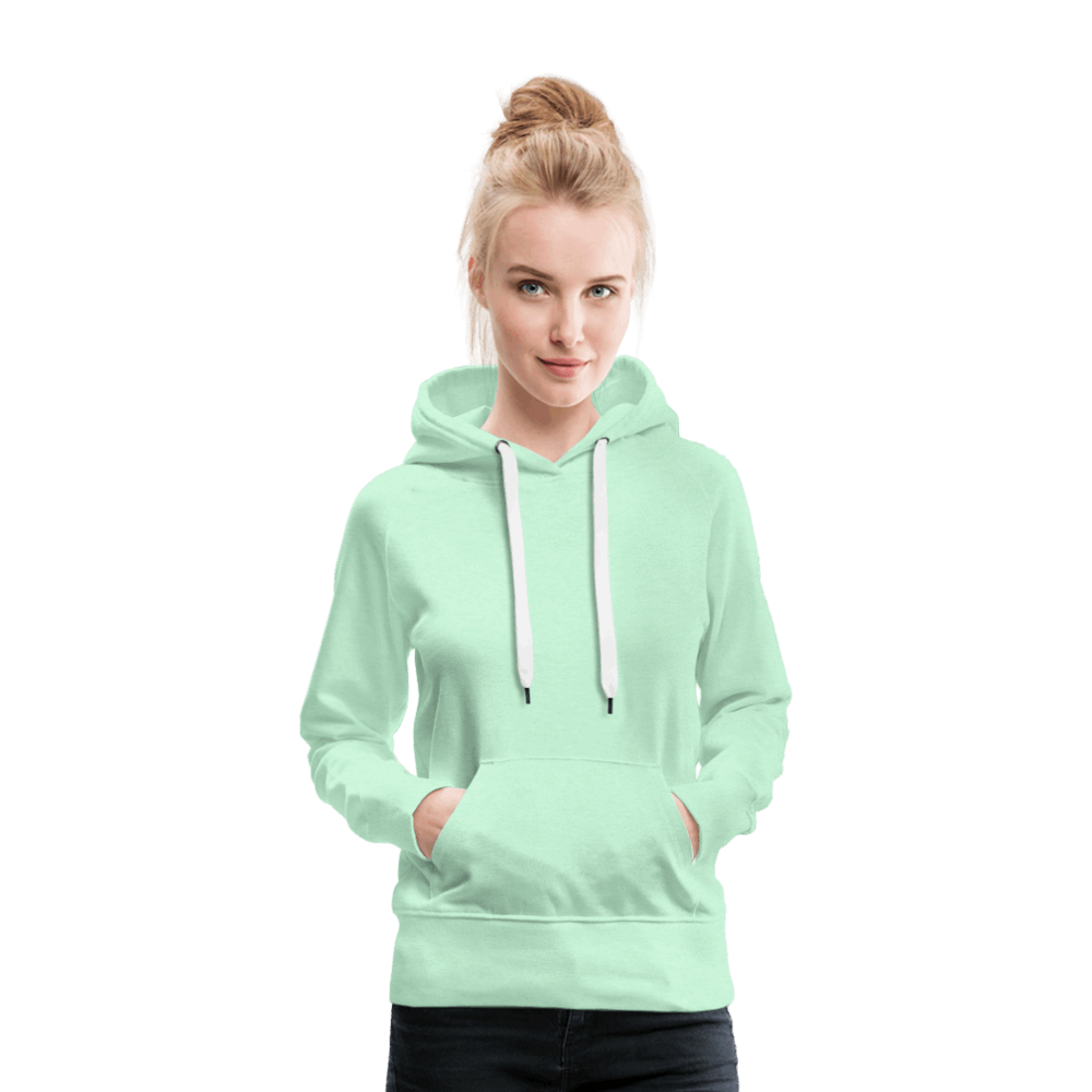 Frauen Premium Hoodie - helles Mintgrün