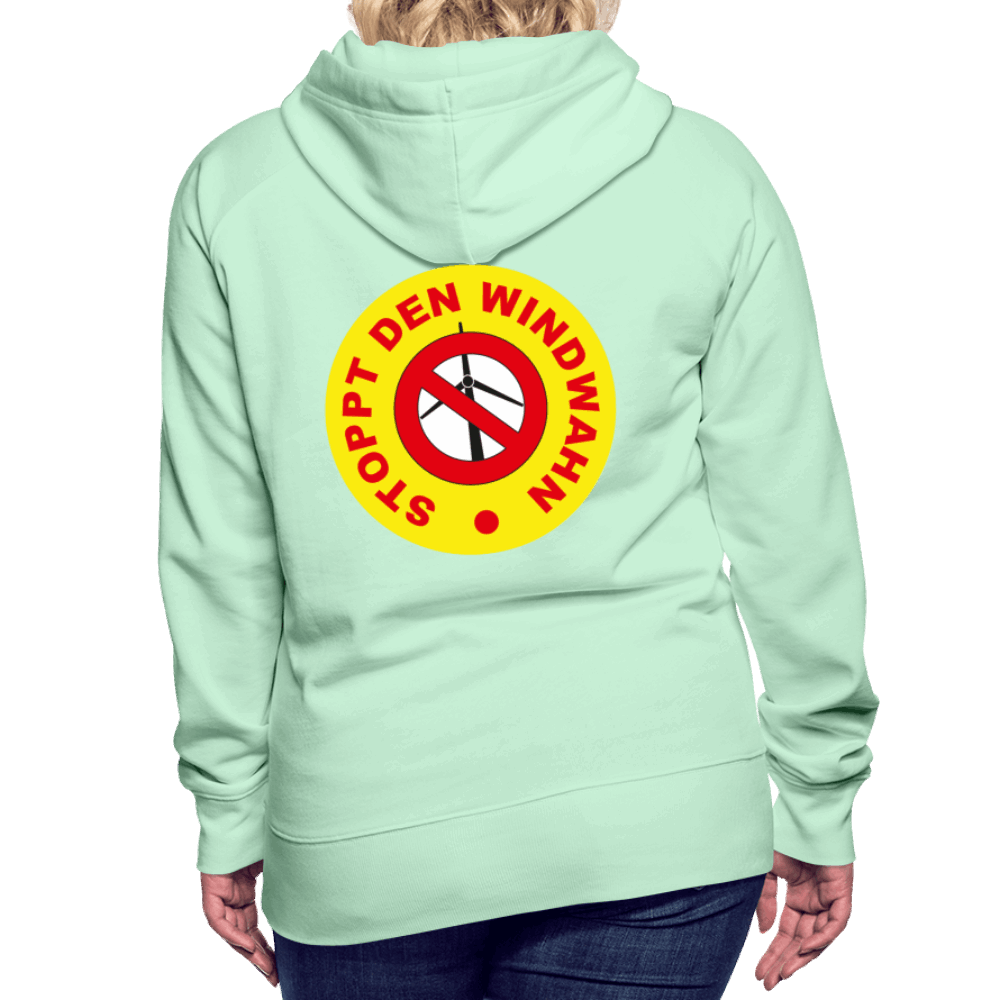 Frauen Premium Hoodie - helles Mintgrün