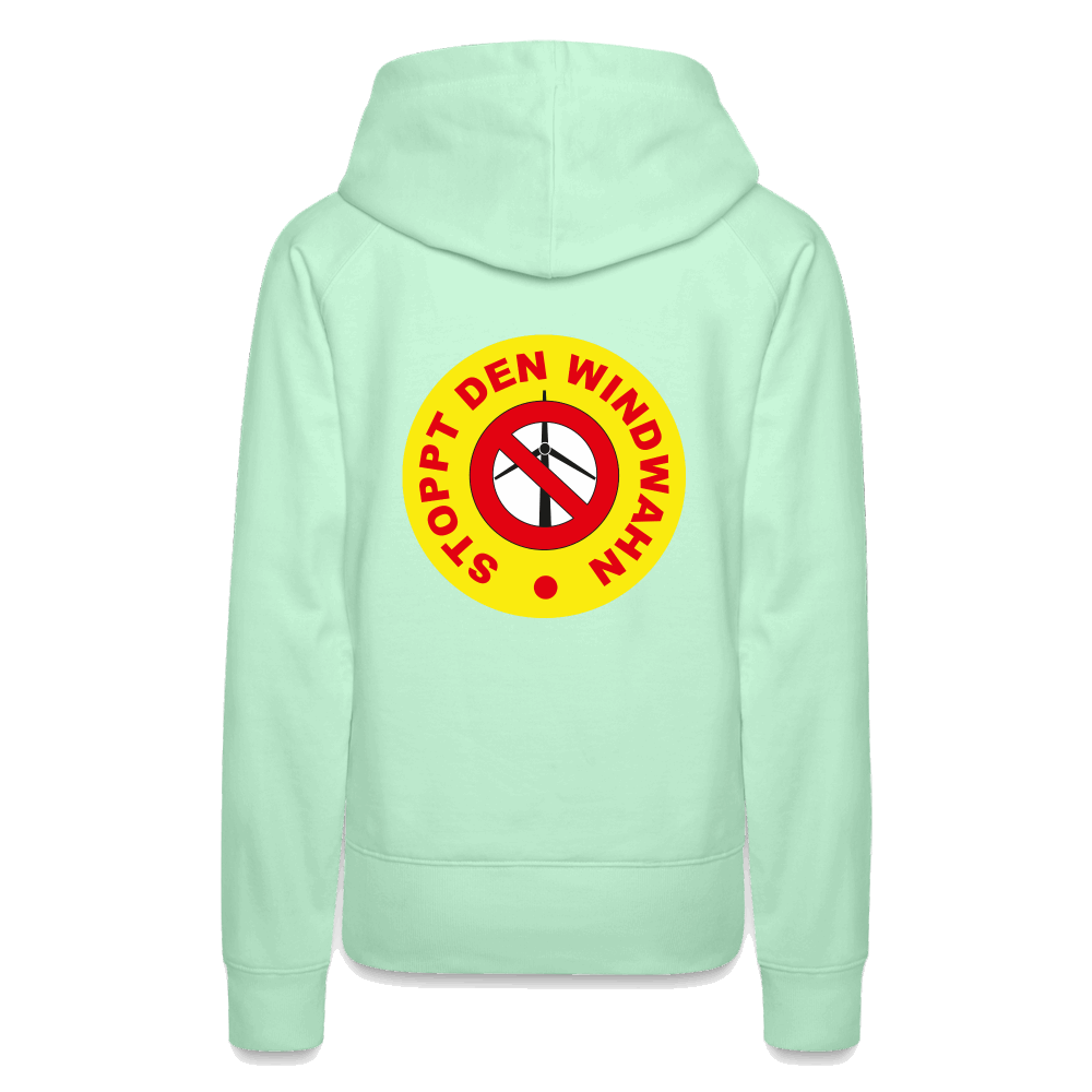 Frauen Premium Hoodie - helles Mintgrün