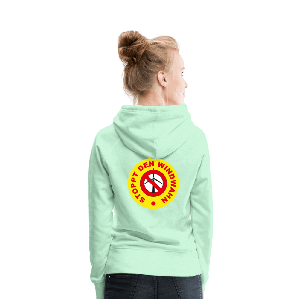 Frauen Premium Hoodie - helles Mintgrün