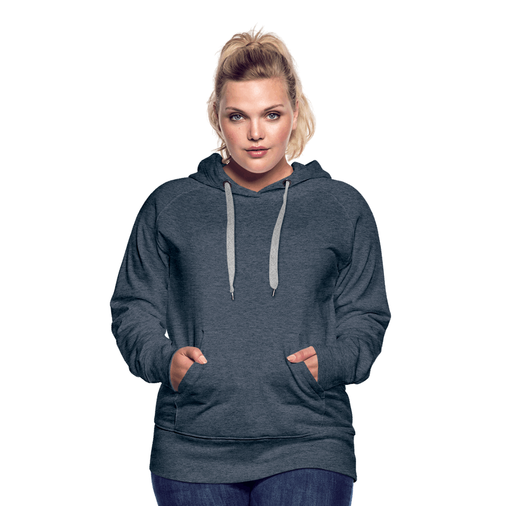 Frauen Premium Hoodie - Jeansblau