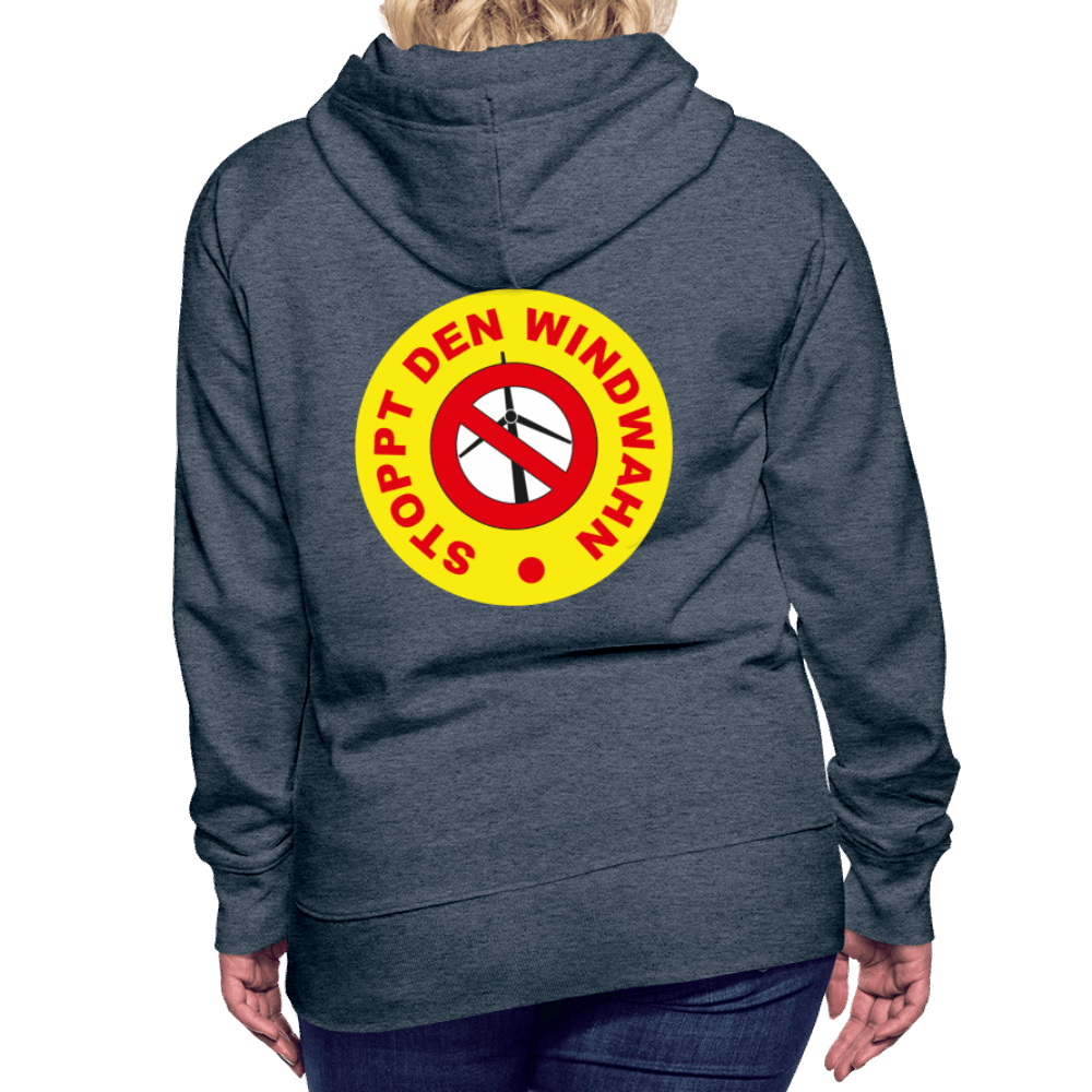Frauen Premium Hoodie - Jeansblau