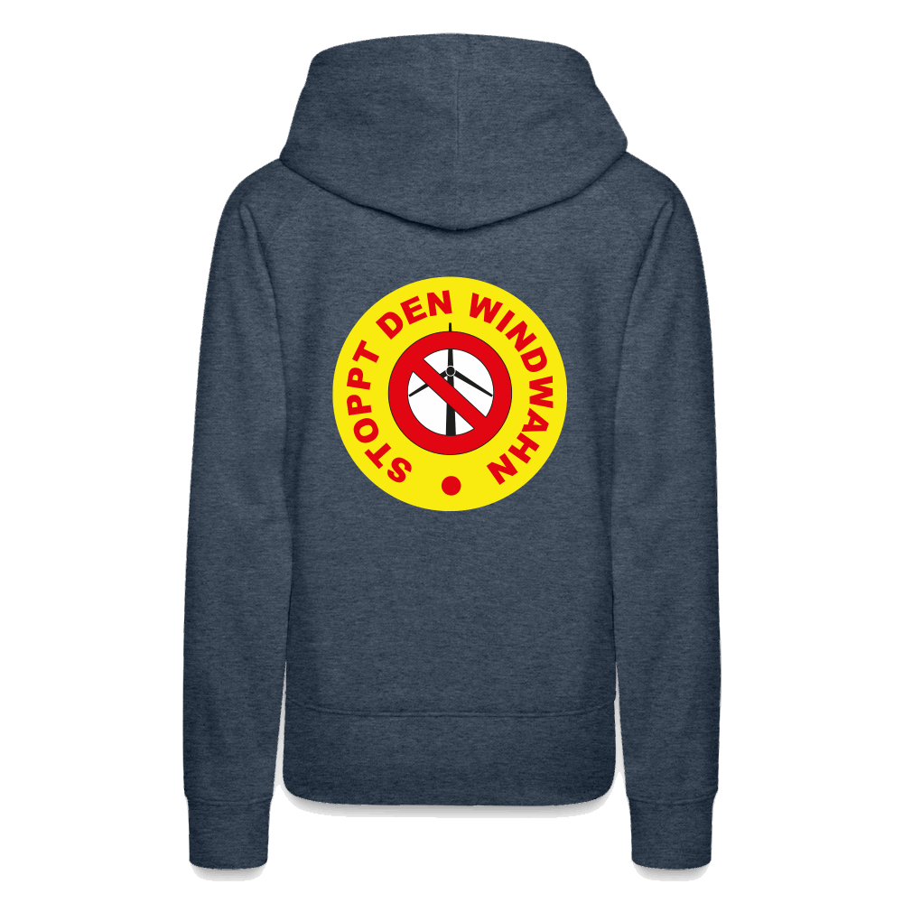 Frauen Premium Hoodie - Jeansblau