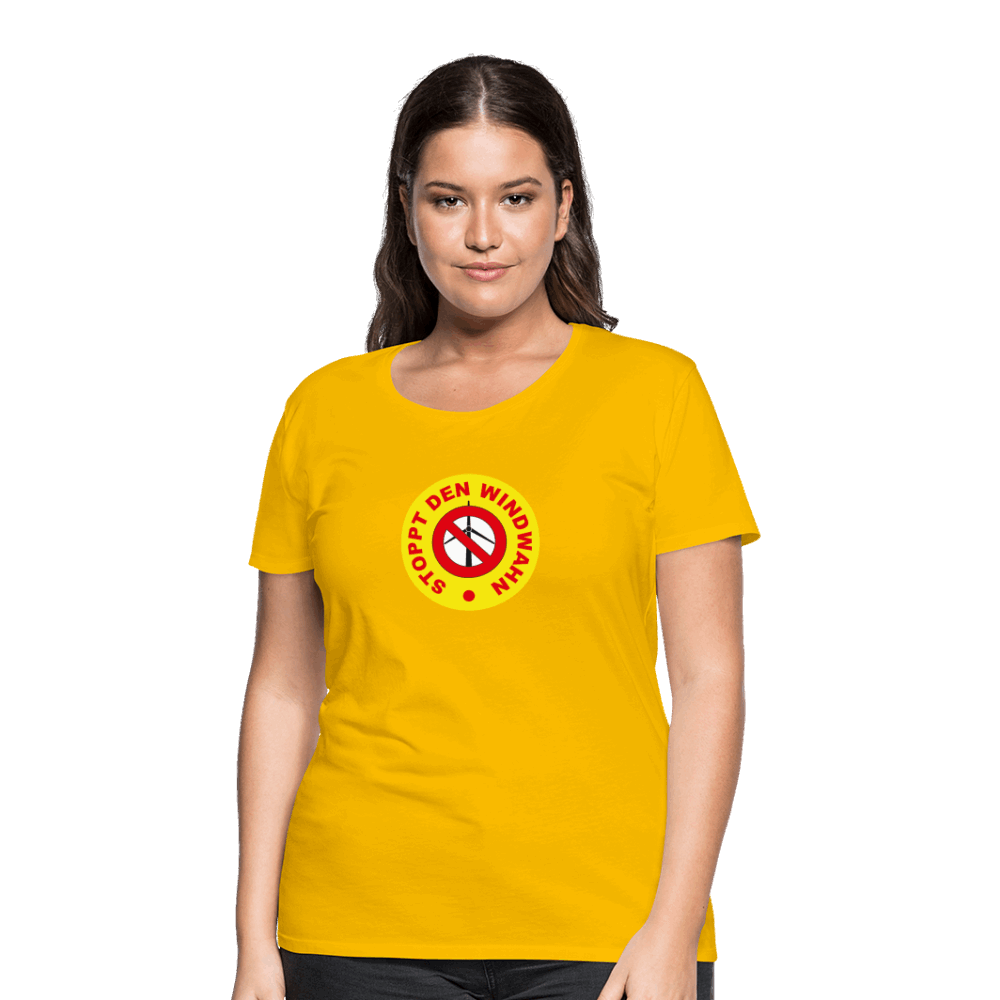 Frauen Premium T-Shirt - Sonnengelb