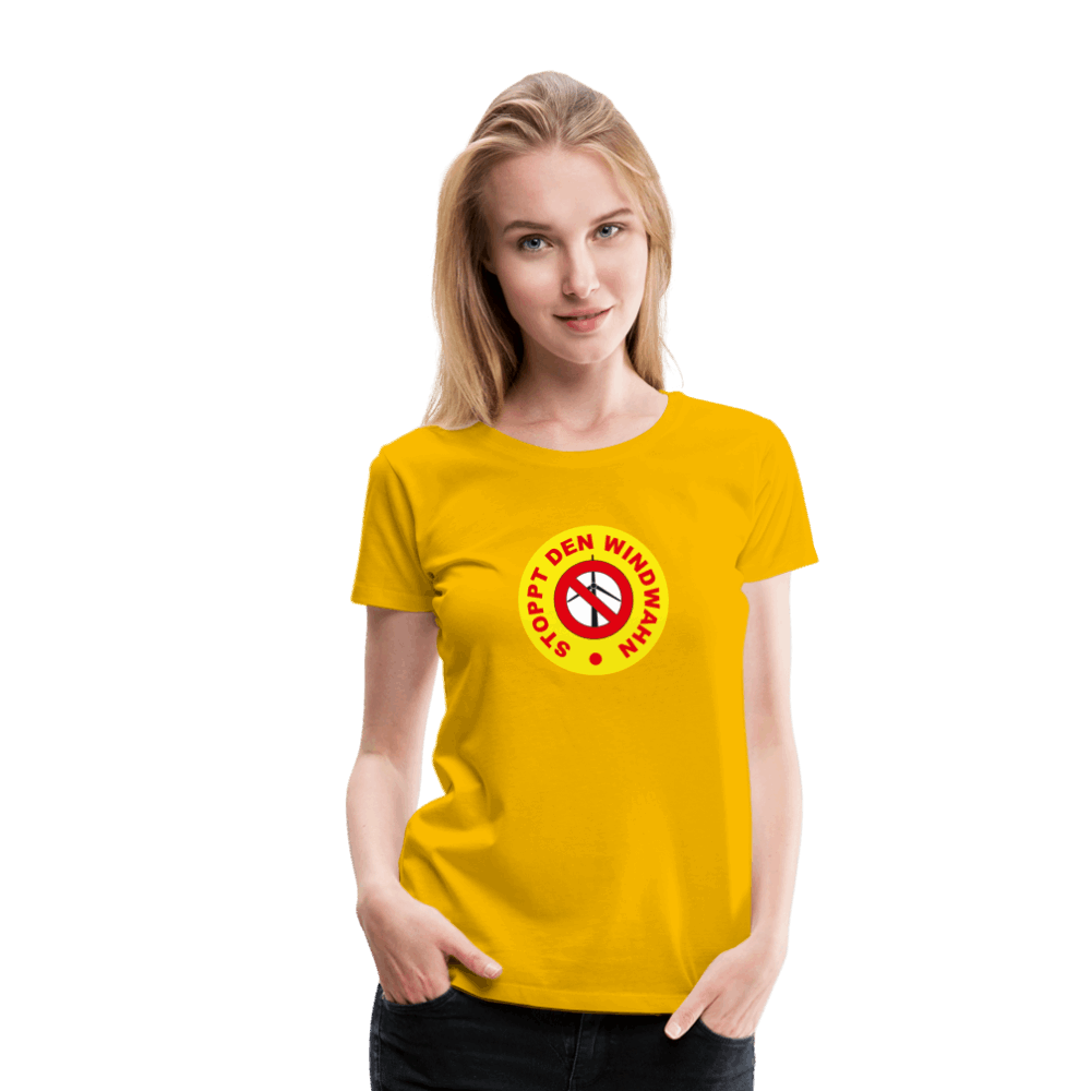 Frauen Premium T-Shirt - Sonnengelb