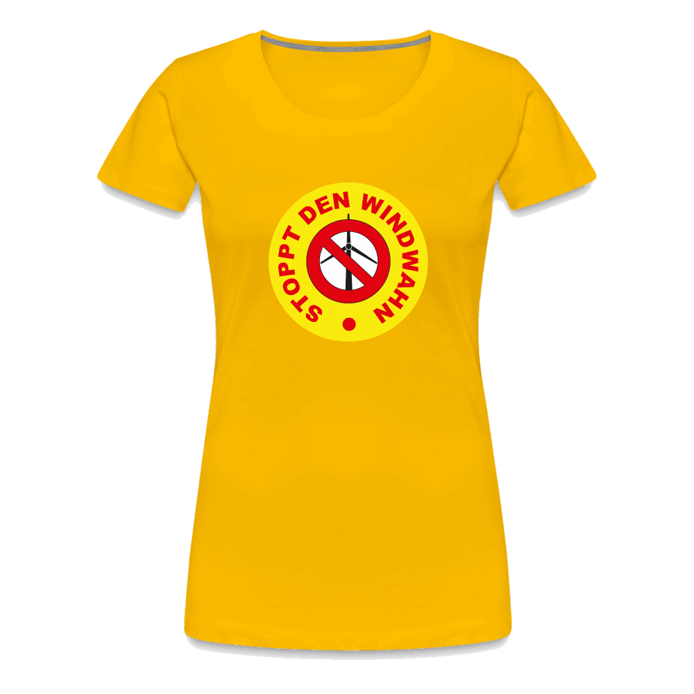 Frauen Premium T-Shirt - Sonnengelb