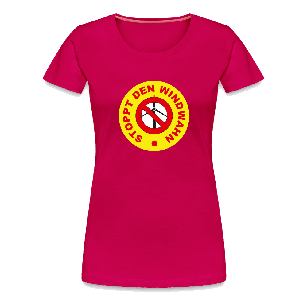 Frauen Premium T-Shirt - dunkles Pink