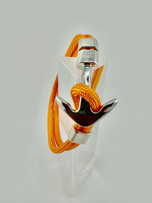 Armband „Anker“ doppelt/orange