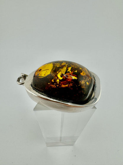 Amber pendant - unique piece