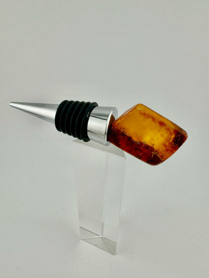 Amber bottle cap - unique piece