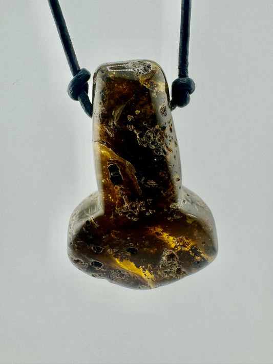 Amber Thor's hammer - unique piece