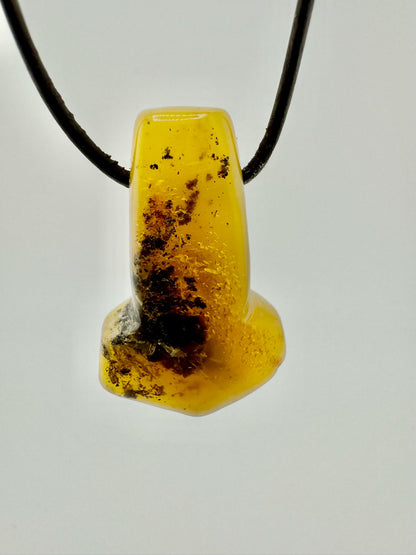 Amber Thor's hammer - unique piece