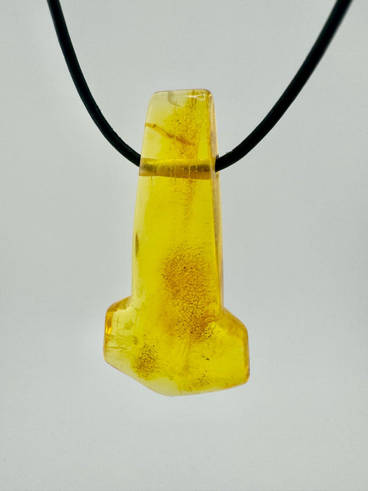 Amber Thor's hammer - unique piece