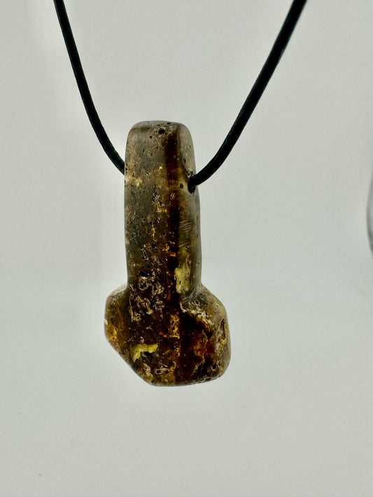 Amber Thor's hammer - unique piece